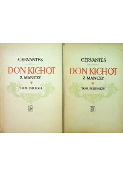 Don Kichot z Manczy Tom 1 i 2
