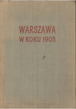 Warszawa w roku 1905