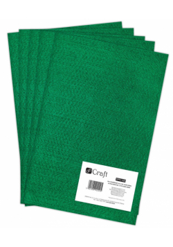 Filc poliestrowy A4 dark green 5 szt.