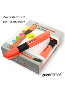 Zakreślacz pomarańczowy (12szt)