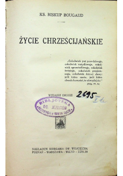 Życie chrześcijańskie 1925 r.