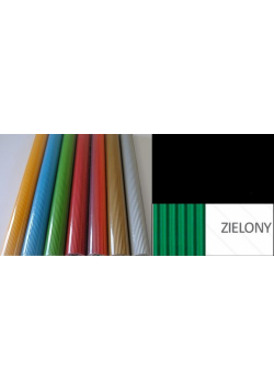 Tektura falista „E” rolka 50cm x 70cm kolor zielony