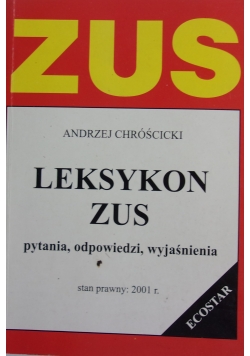 Leksykon ZUS
