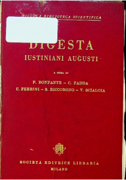 Digesta Iustiniani Augusti