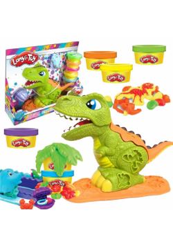 Ciastolina z akcesoriami Dinozaur do wyciskania