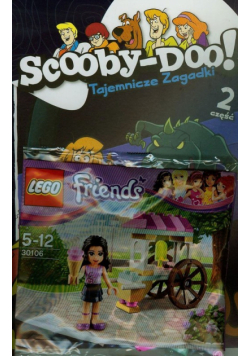 Scooby Doo 2 Tajemnicze zagadki Zestaw 2 książki + figurka Lego