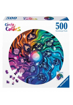 Puzzle 2D 500 Paleta kolorów. Astronomia