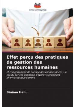 Effet perçu des pratiques de gestion des ressources humaines
