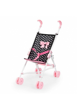 Wózek spacerówka dla lalek czarny Buggy
