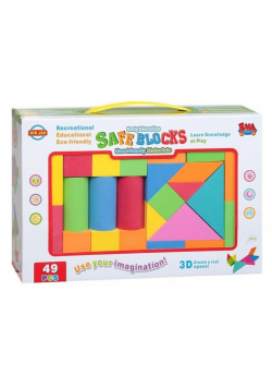 Klocki piankowe 49szt