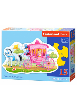 Puzzle Konturowe: Princess in a Carriage 15