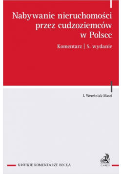 Nabywanie nieruchomości przez cudzoziemców...w.5
