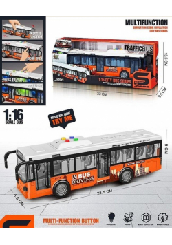 Autobus na batari z otwieranymi drzwiami
