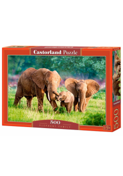 Puzzle Elephant-Family 500