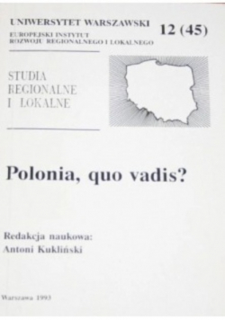 Polonia quo vadis