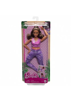 Barbie. Lalka Made to Move Brązowe włosy