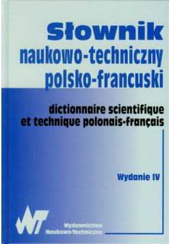 Słownik naukowo techniczny polsko francuski