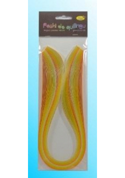 Paski do quillingu 3mmx50cm żółte 100szt