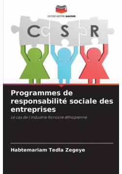 Programmes de responsabilité sociale des entreprises