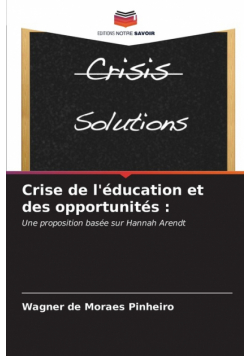 Crise de l'éducation et des opportunités