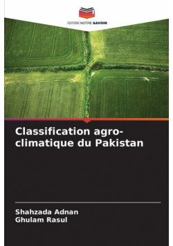 Classification agro-climatique du Pakistan