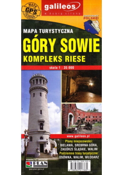Góry Sowie Kompleks Riese mapa 1:35 000 Plan