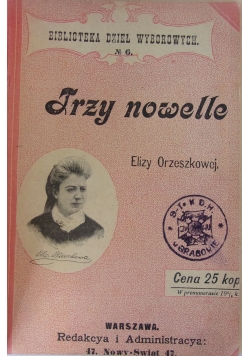 Trzy Nowele ,1897r.