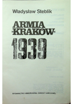 Armia Kraków 1939