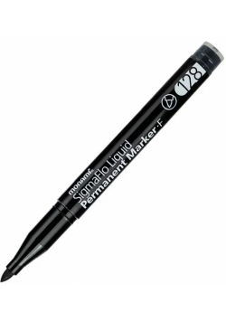 Marker permanentny SigmaFlo czarny (12szt) MONAMI