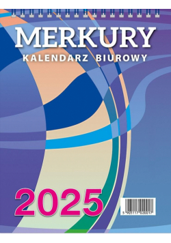 Kalendarz 2025 biurowy Merkury