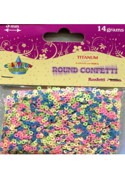 Konfetti kółka 3mm 14g