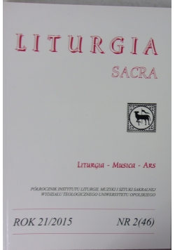 Liturgia sacra, 2 numer 46, rok 21