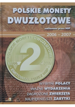 Album z monetami dwuzłotowymi z lat 2006 2007