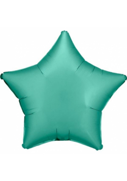 Balon foliowy Lustre Jade Green gwiazda 48cm