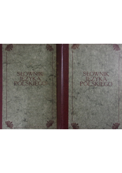 Słownik języka polskiego Tom 1 i 2 Reprint z 1861 r.