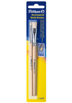 Pędzelki płaskie Pelikan gr 4,10 2 sztukI blister