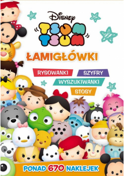 Tsum Tsum Łamigłówki rysowanki szyfry wyszukiwanki stosy