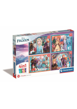 Puzzle 4w1 Super Kolor Frozen