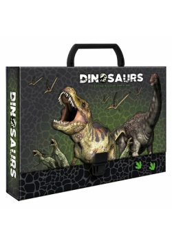 Teczka twarda z rączką Dinozaur