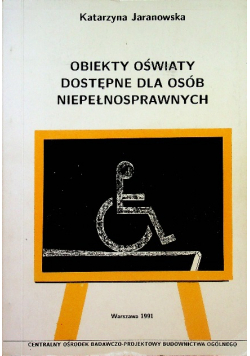Obiekty oświaty dostępne dla osób niepełnosprawnych
