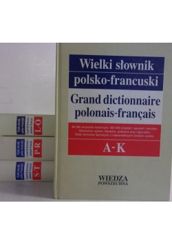 Wielki słownik polsko-francuski, tom I-IV