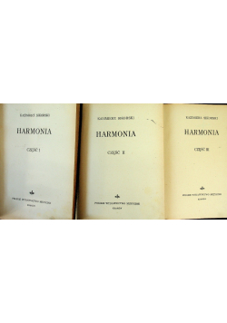 Harmonia Część I do III ok 1949 r.