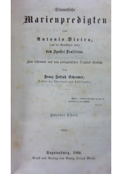 Marien-Predigten,1860r.