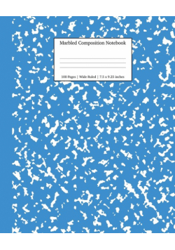 Marbled Composition Notebook
