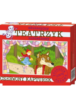 Czerwony kapturek Edukacyjny teatrzyk kukiełkowy