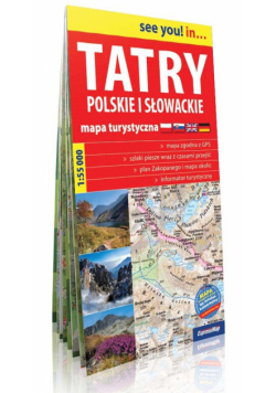 Tatry polskie i Słowackie mapa turystyczna