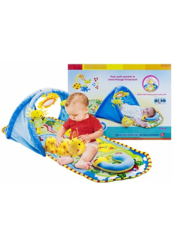 Mata Edukacyjna Tunel Farma Grzechotki 2 w 1