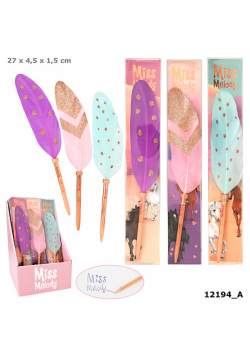 Długopis pióro Miss Melody 12194A mix wzorów