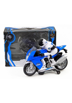 Motocykl policyjny z kierowcą