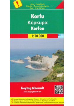 Korfu mapa 1:50 000